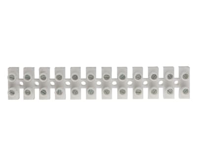 Product image for 12 way polypropylene terminal block