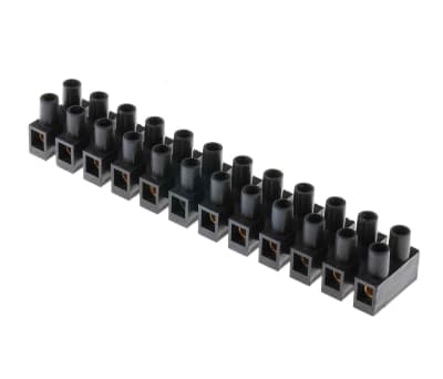 Product image for Black 4mmsq. terminal strip 380V