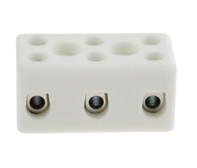 Product image for 3 way ceramic terminal block