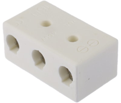 Product image for 3 way ceramic terminal block