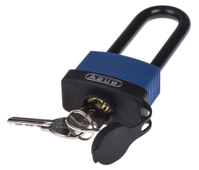 Product image for 45X63MM RUSTPROOF LONG SHACKLE PADLOCK