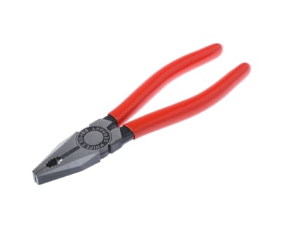 Product image for Knipex Tool Steel Combination Pliers Combination Pliers, 180 mm Overall Length