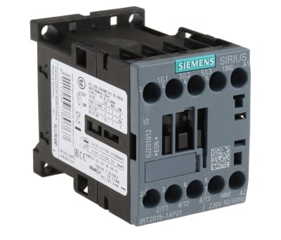 Product image for S00 Contactor 3kW 230Vac NO aux screw