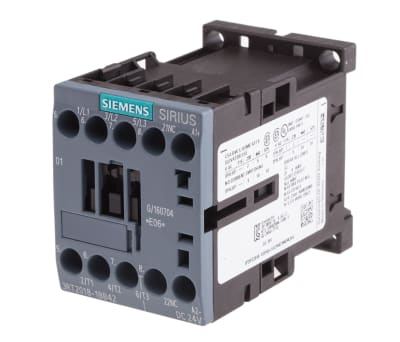 Product image for S00 Contactor 7.5kW 24Vdc NC aux screw