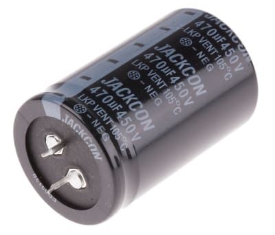 Product image for Snap in AL cap 470uF 450V