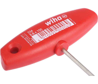 Product image for Wiha Tools Hex Key,  T Shape 2.5mm