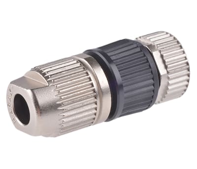 Product image for CIRCULAR CONNECTOR M12-L STRAIGHT 3P F