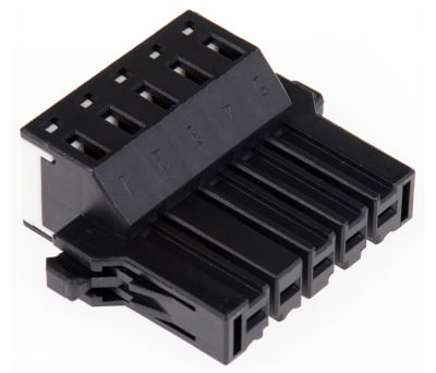 Product image for JST, J300 Female Connector Housing, 5.08mm Pitch, 5 Way, 1 Row