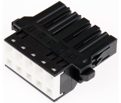 Product image for JST, J300 Female Connector Housing, 5.08mm Pitch, 5 Way, 1 Row