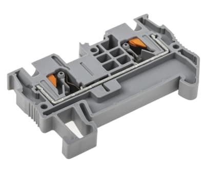 Product image for Phoenix Contact Grey PT 4 Feed Through Terminal Block, 24 → 10 AWG, 0.2 → 6mm², 800 V