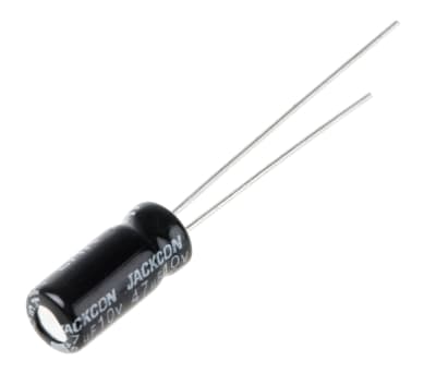 Product image for Radial alum cap, 47uF, 10V, 5x11