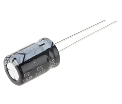 Product image for Radial alum cap, 330uF, 50V, 10x15