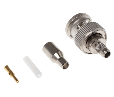 Product image for BNC STRAIGHT PLUG, CRIMP 75OHM, RG179B/U