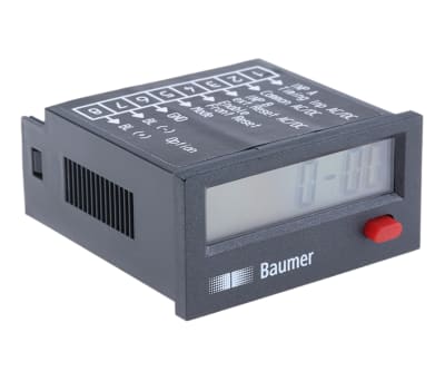 Product image for 8 DIGIT HOUR METER, LCD, AC/DC