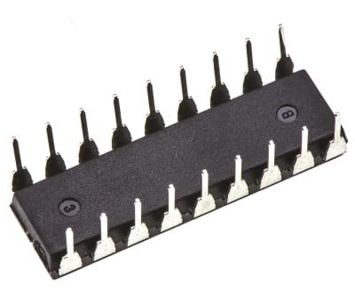 Product image for STMicroelectronics ULN2803A Octal NPN Darlington Pair, 500 mA 50 V HFE:1000, 18-Pin PDIP