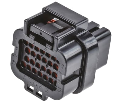 Product image for Superseal 1.0 26 way plug housing, 4 row