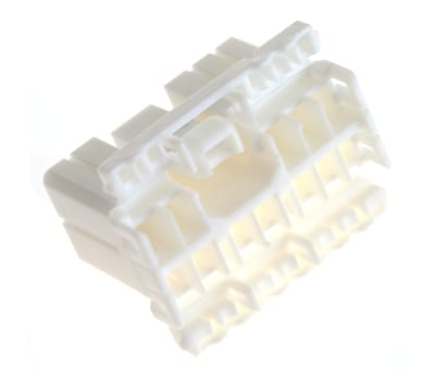 Product image for 0.70 Plug 2row,12 way skt contacts White