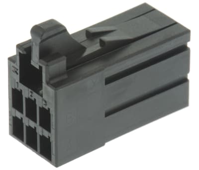 Product image for Housing FH 6w 2row Rec 2.5mm X key D-2