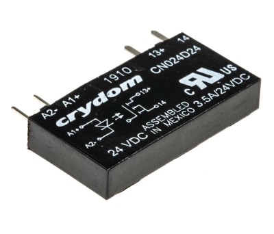 Product image for SOLID STATE RELAY, 3.5A, 24VDC OUT