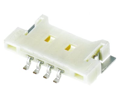 Product image for 4w R/A SMT header,1.25mm