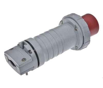 Product image for ABB, Tough & Safe IP67 Red Cable Mount 3P+N+E Industrial Power Plug, Rated At 125.0A, 415.0 V