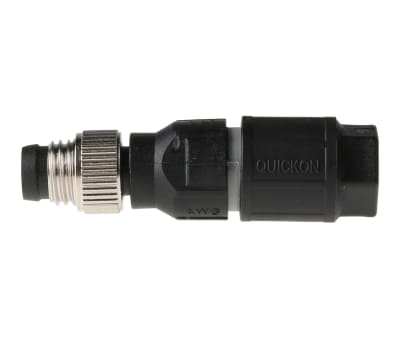 Product image for Sensor plug,M8 plug 3wy,QUICKON ONE,0.25