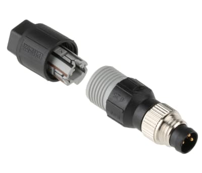 Product image for Sensor plug,M8 plug 3wy,QUICKON ONE,0.25