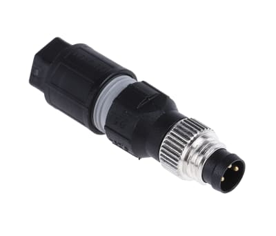 Product image for Sensor plug,M8 plug 3way,QUICKON ONE,0.5