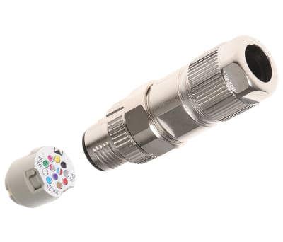 Product image for Sensor plug,M12 Piercecon 12way,SPEEDCON