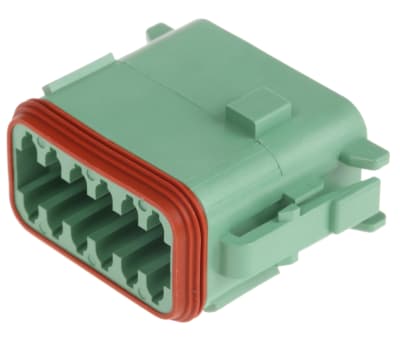 Product image for DT, PLUG, 12 WAY, C KEYWAY