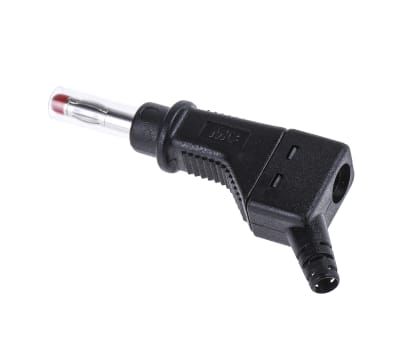 Product image for 4mm Stackable retracatble plug black