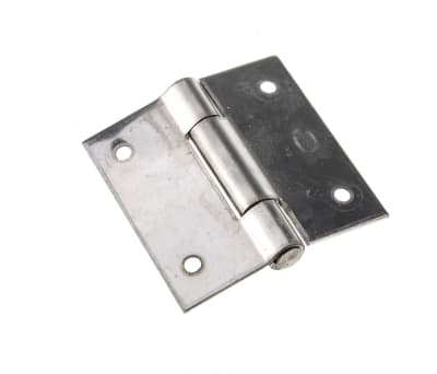 Product image for RS PRO Stainless Steel Butt Hinge Screw, 60mm x 60mm x 2mm