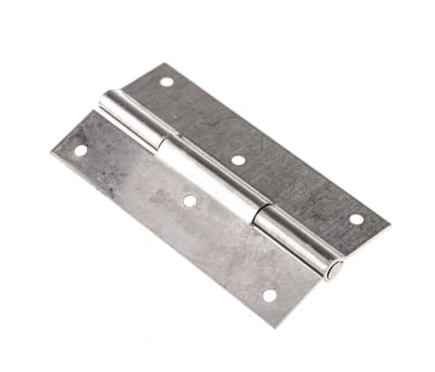 Product image for RS PRO Stainless Steel Butt Hinge Screw, 120mm x 60mm x 2mm