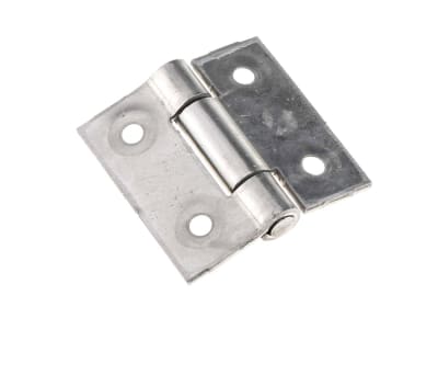 Product image for RS PRO Stainless Steel Butt Hinge Screw, 40mm x 40mm x 2mm