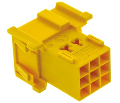 Product image for MCP 2.8 9 way tab housing, key A, yellow