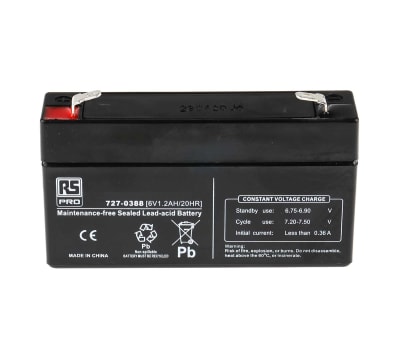 Product image for Normal AGM 6V 1.2Ah battery