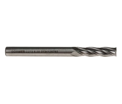 Product image for Dormer HSCo End Mill, 6mm Cut Diameter