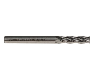 Product image for Dormer HSCo End Mill, 6mm Cut Diameter