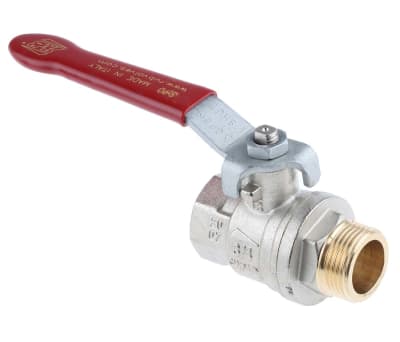 Product image for Lever handle ball valve 3/4in M-F