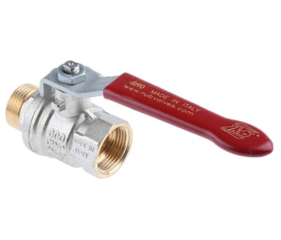 Product image for Lever handle ball valve 3/4in M-F