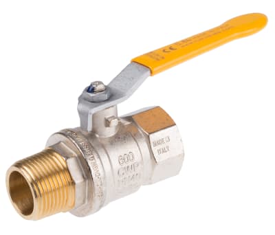 Product image for Gas lever handle ball valve 1in