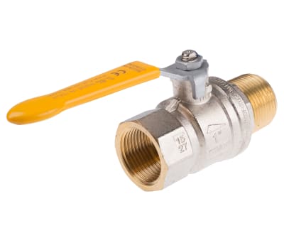 Product image for Gas lever handle ball valve 1in