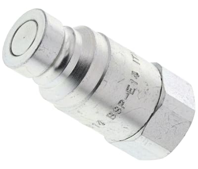 Product image for 1/4in BSP male tip flat face coupler