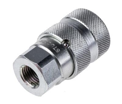 Product image for 1/4in BSP female flat face body coupler