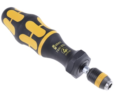 Product image for Wera 1/4 in Adjustable Torque Screwdriver, 0.3 → 1.2Nm