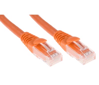 Product image for Patch cord Cat6 UTP KM8 LSZH Orange 1m