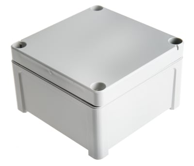 Product image for IP65 Grey Lid Enclosure, 110x110x65mm