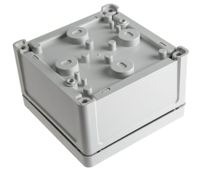 Product image for IP65 Grey Lid Enclosure, 110x110x65mm