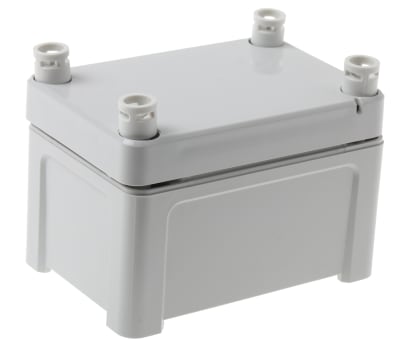 Product image for IP65 Grey Lid Enclosure, 95x65x60mm