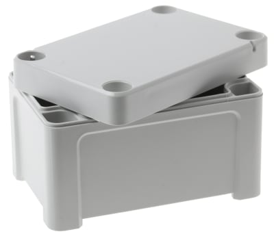 Product image for IP65 Grey Lid Enclosure, 95x65x60mm